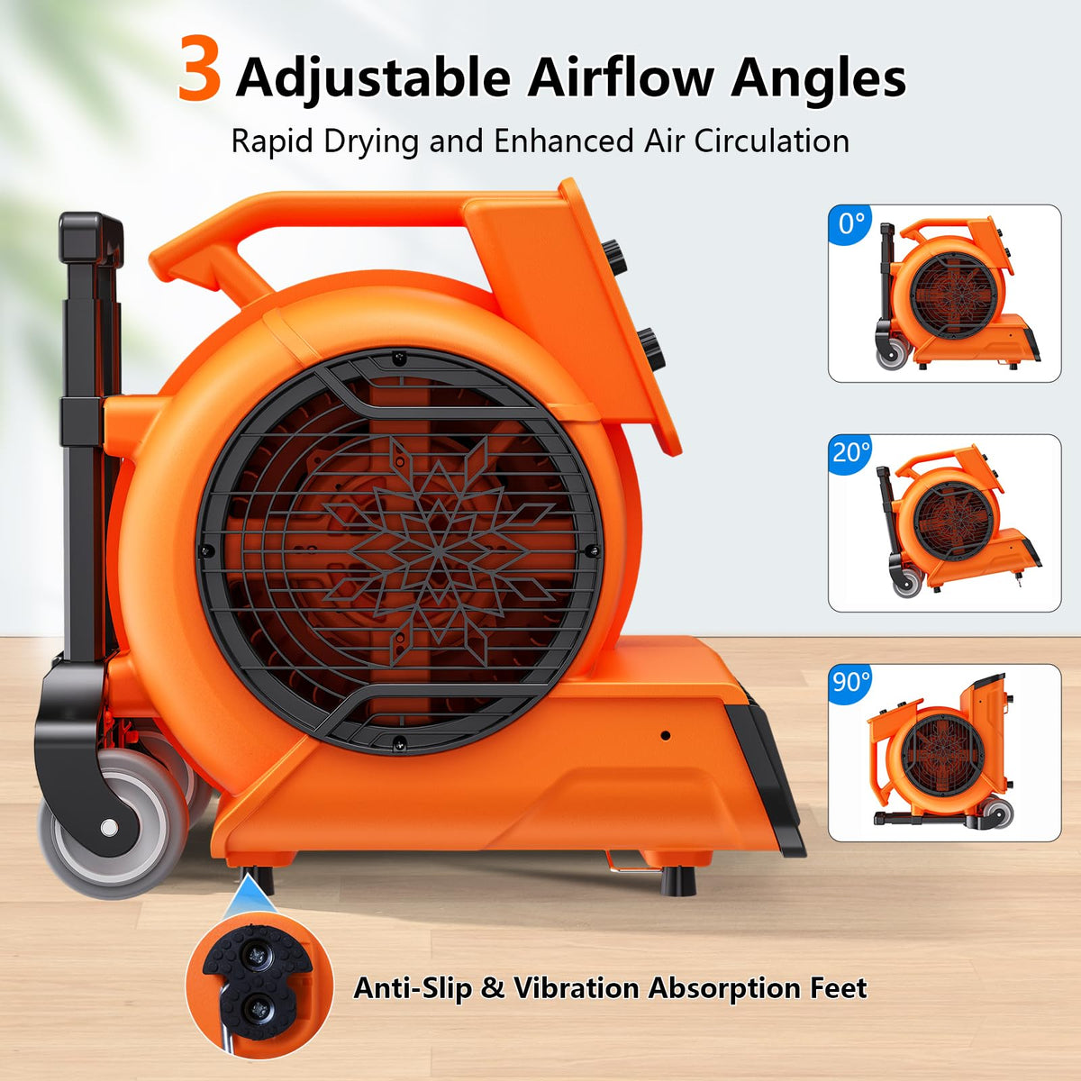 1 HP 4000 CFM Portable Air Mover S173