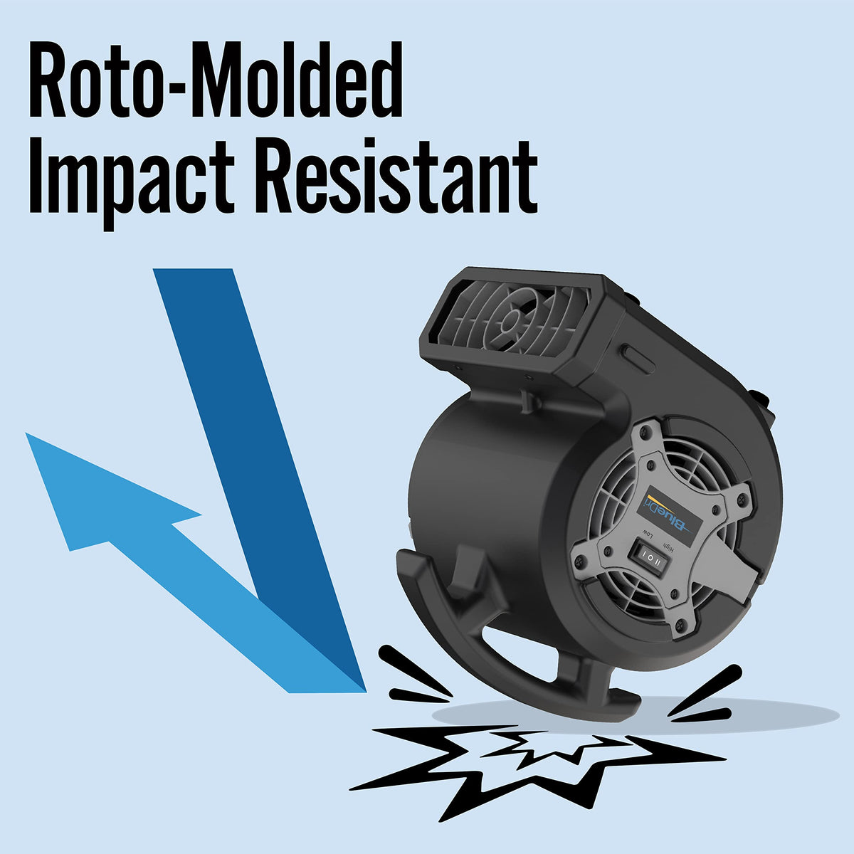 1/8 HP Portable Air Mover Utility Fan K768