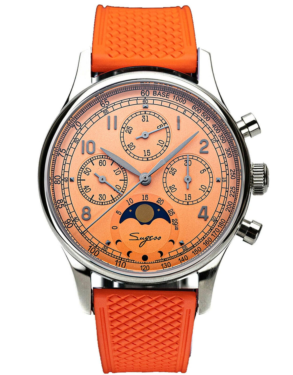 40mm Mechanical Chronograph Mens Wrist Watch K5954