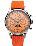 40mm Mechanical Chronograph Mens Wrist Watch K5954