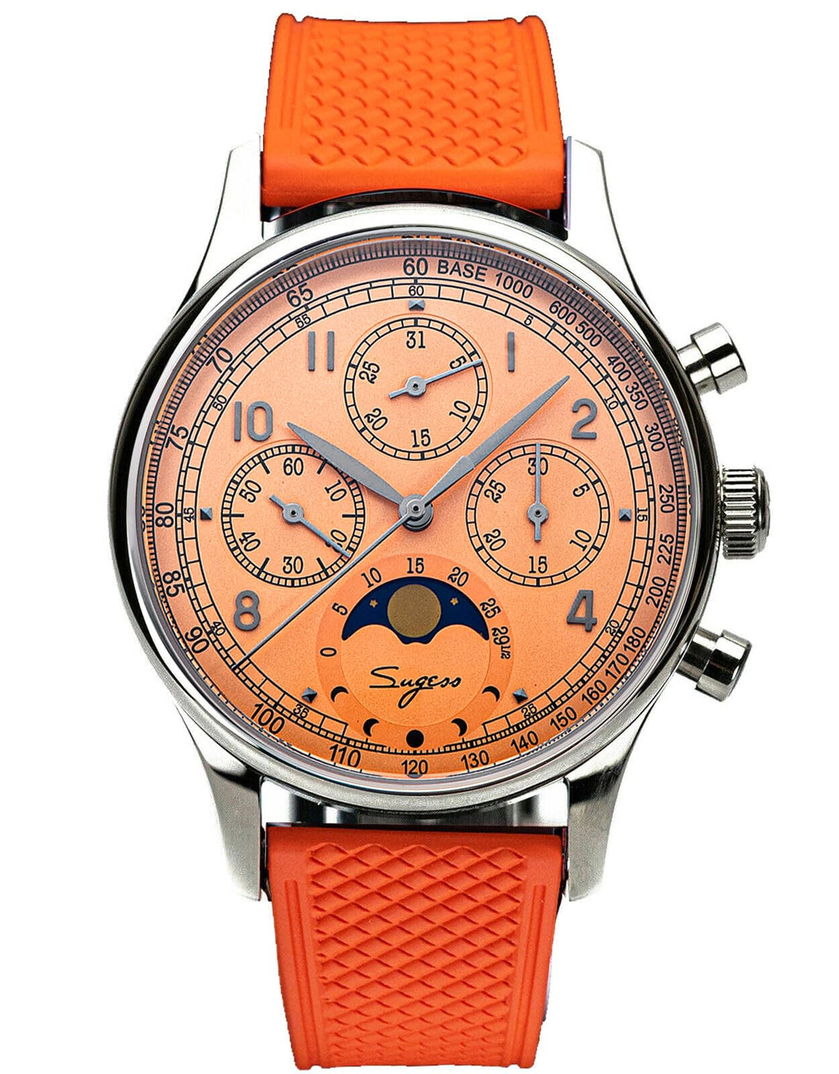 40mm Mechanical Chronograph Mens Wrist Watch K5954