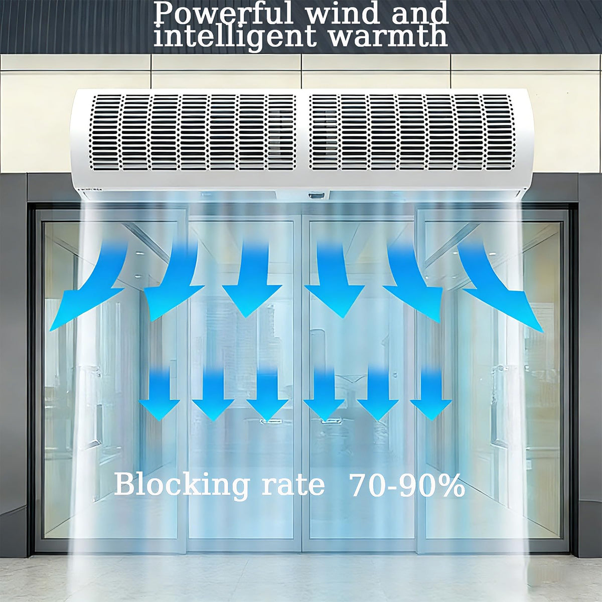 Wall-Mounted Commercial Air Curtain Z814150