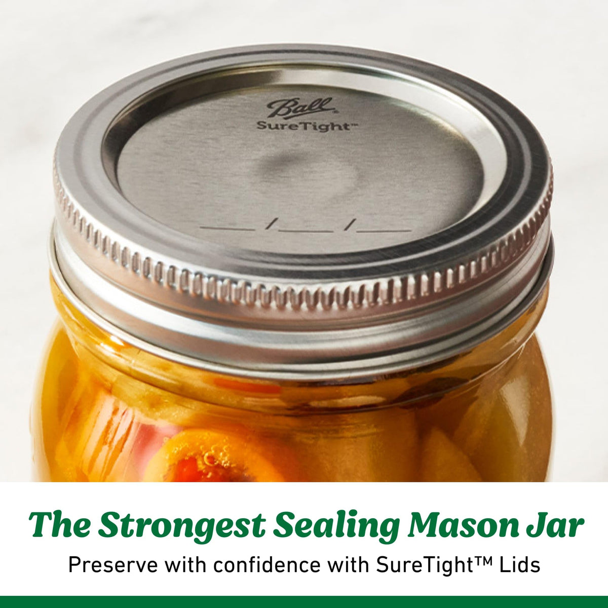Regular Mouth Pint Glass Mason Jars, 16oz, 8-Count V57561