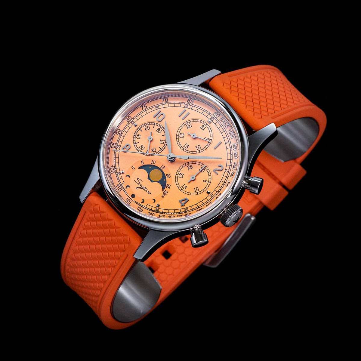 40mm Mechanical Chronograph Mens Wrist Watch K5954