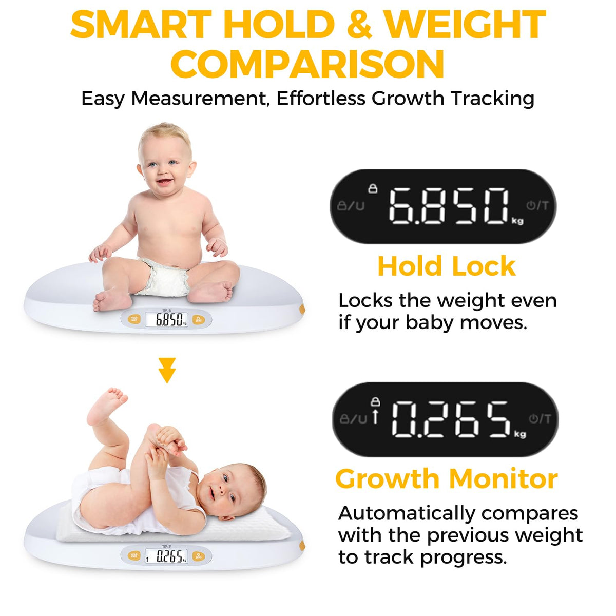 Digital Baby Scale with Height Measuring Tape X50309