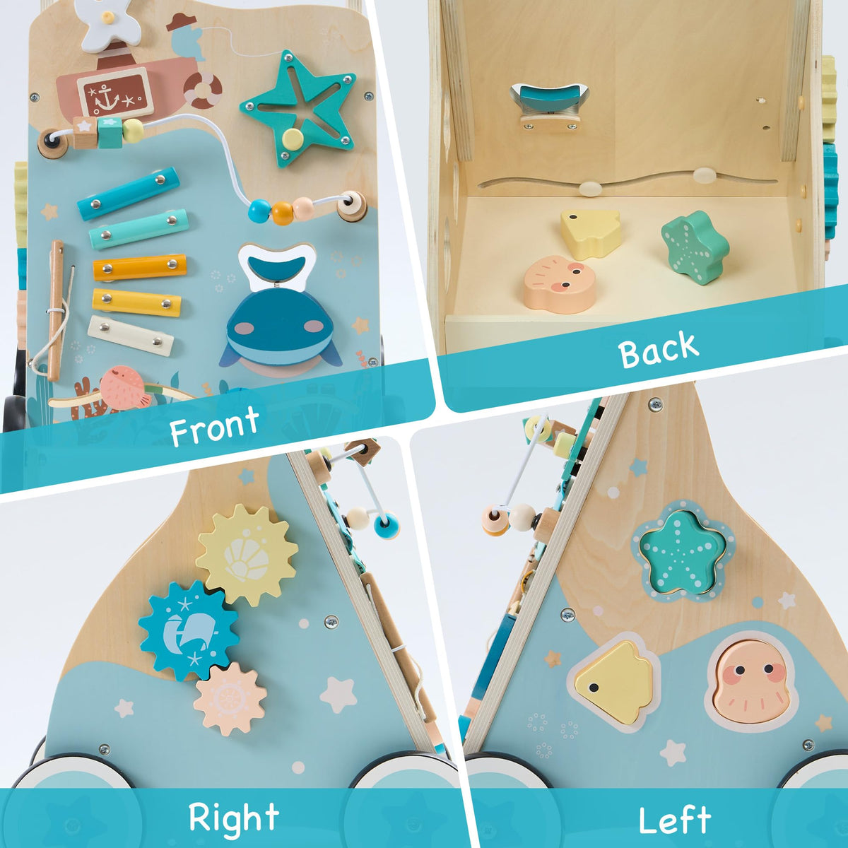 Wooden Baby Walker S34380