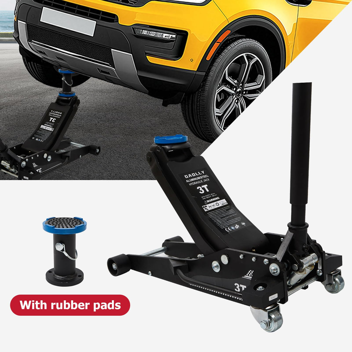 3 Ton Aluminum and Steel Floor Jack K660