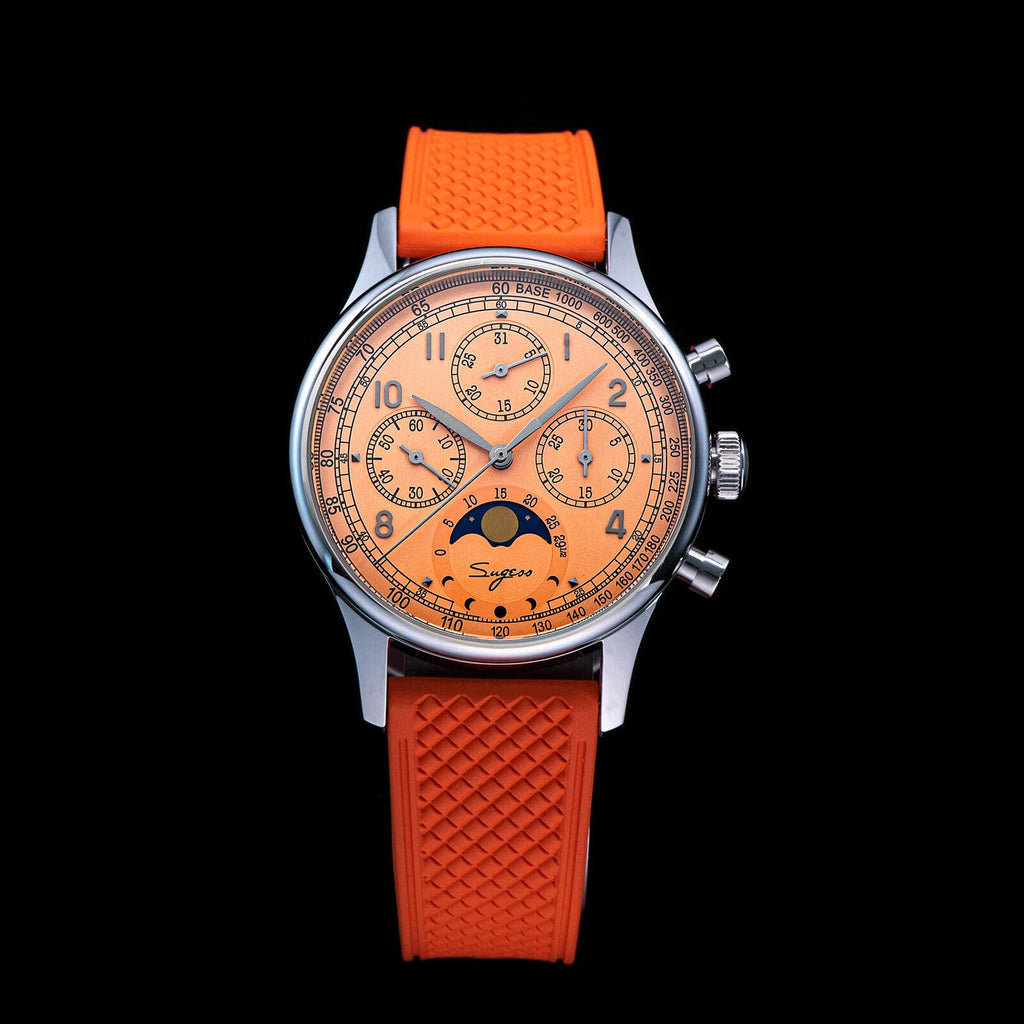 40mm Mechanical Chronograph Mens Wrist Watch K5954