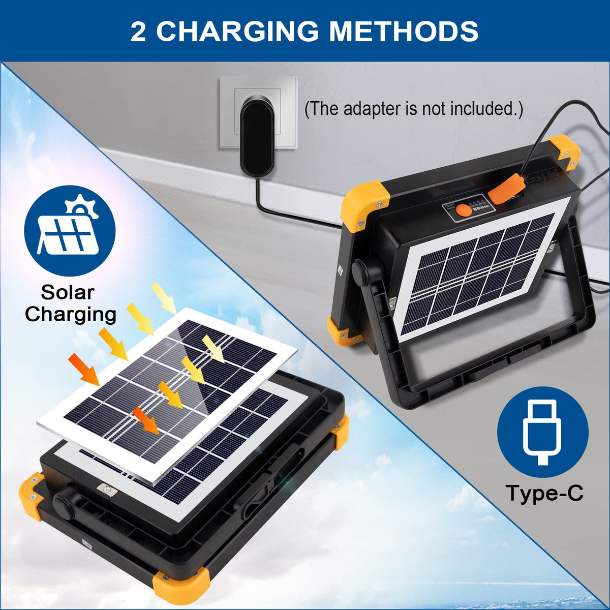 120W Rechargeable LED Worklight E650070
