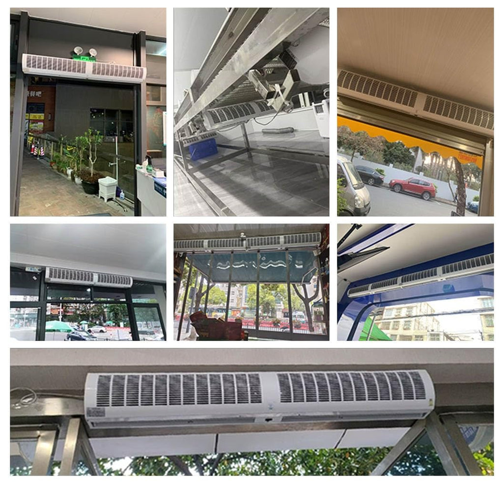 Over Door Air Curtain Fan with Remote Control 60cm V307