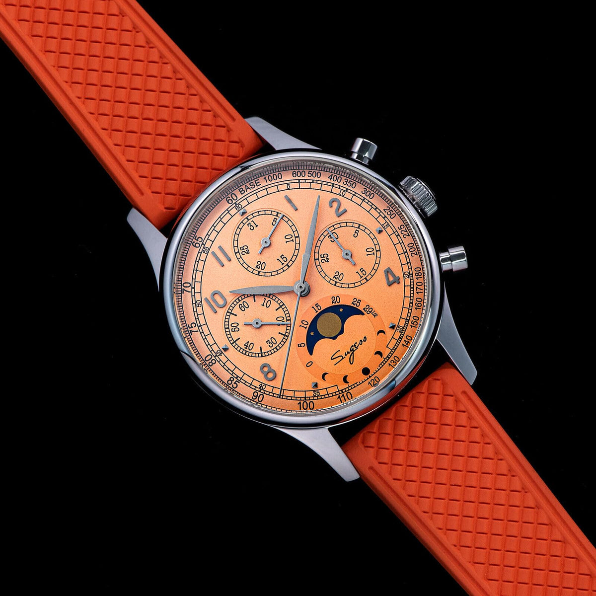 40mm Mechanical Chronograph Mens Wrist Watch K5954