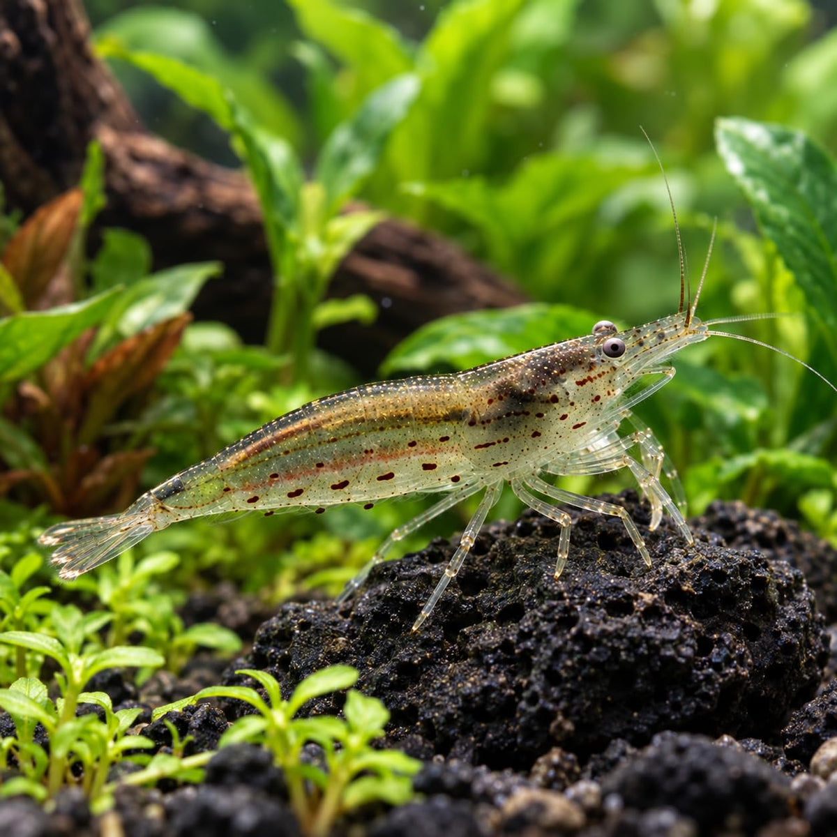 10 Freshwater Aquarium Shrimp Live O34681