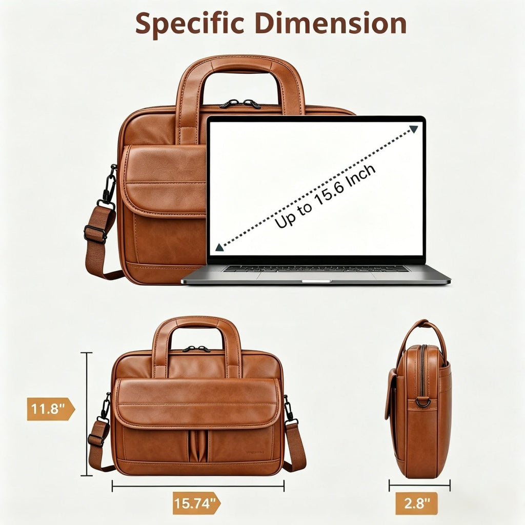 Leather 15.6 Inch Laptop Bag Z87800