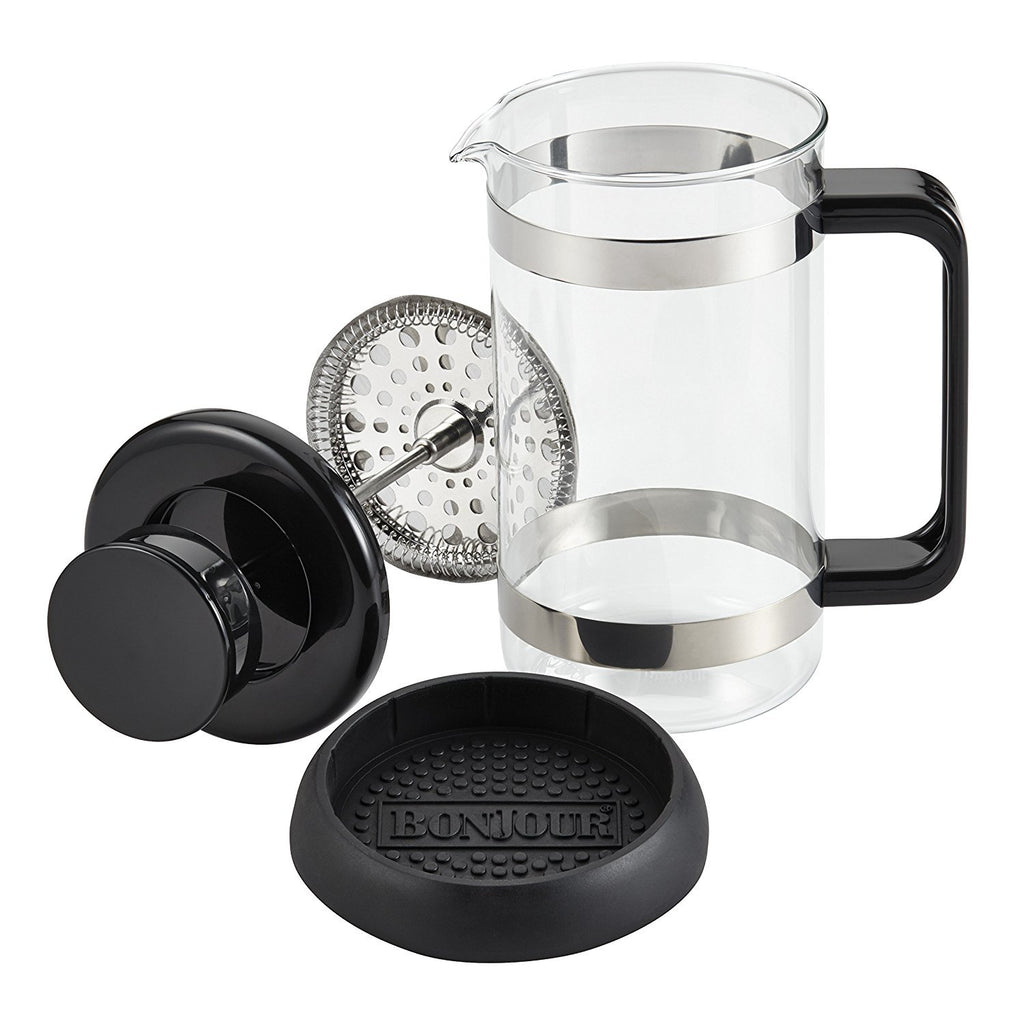 Borosilicate Glass French Press with Coaster & Scoop, 33.8-Ounce W824084