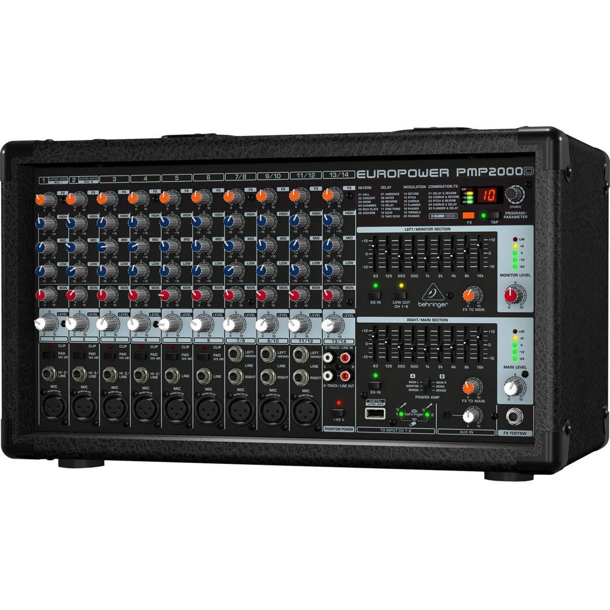 2000-Watt 14-Channel Powered Mixer H32970