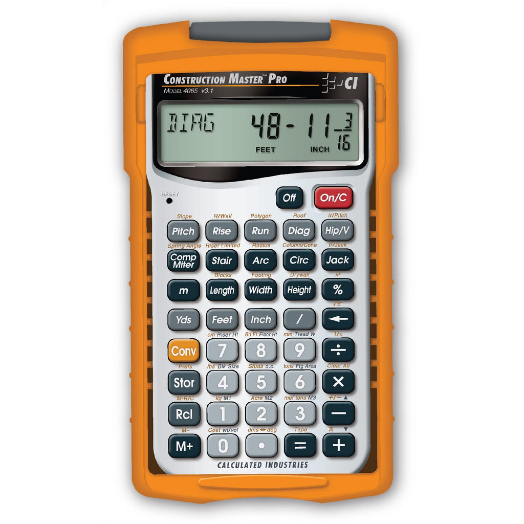 Construction Master Pro Calculator and Workbook A8799