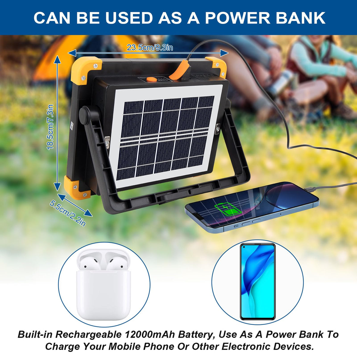 120W Rechargeable LED Worklight E650070