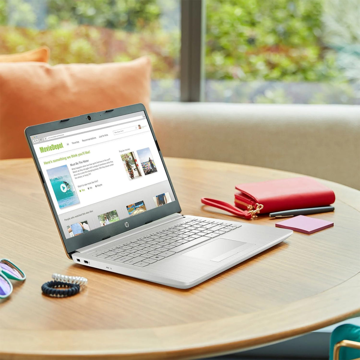 Silver 14" HD Display Intel Quad-Core Laptop H234874