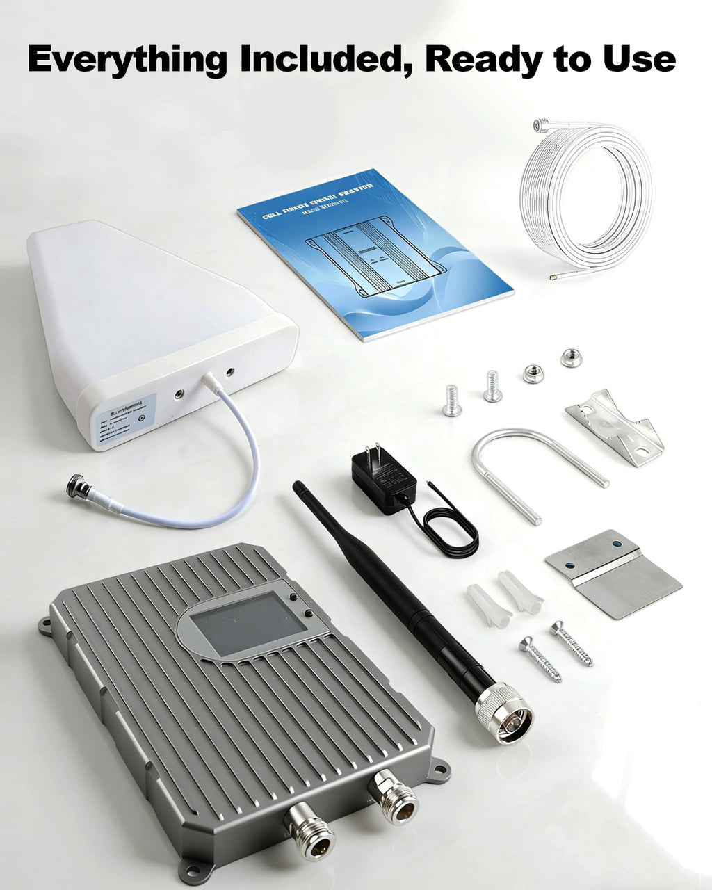 Cell Phone Signal Booster Up to 3000 Sq.Ft 4G LTE 5G Cellular Repeater Z788