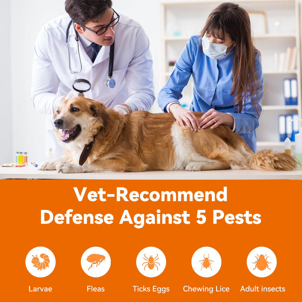 Flea and Tick Prevention for Small Dogs & Puppies, 3 Monthly Doses Y7162