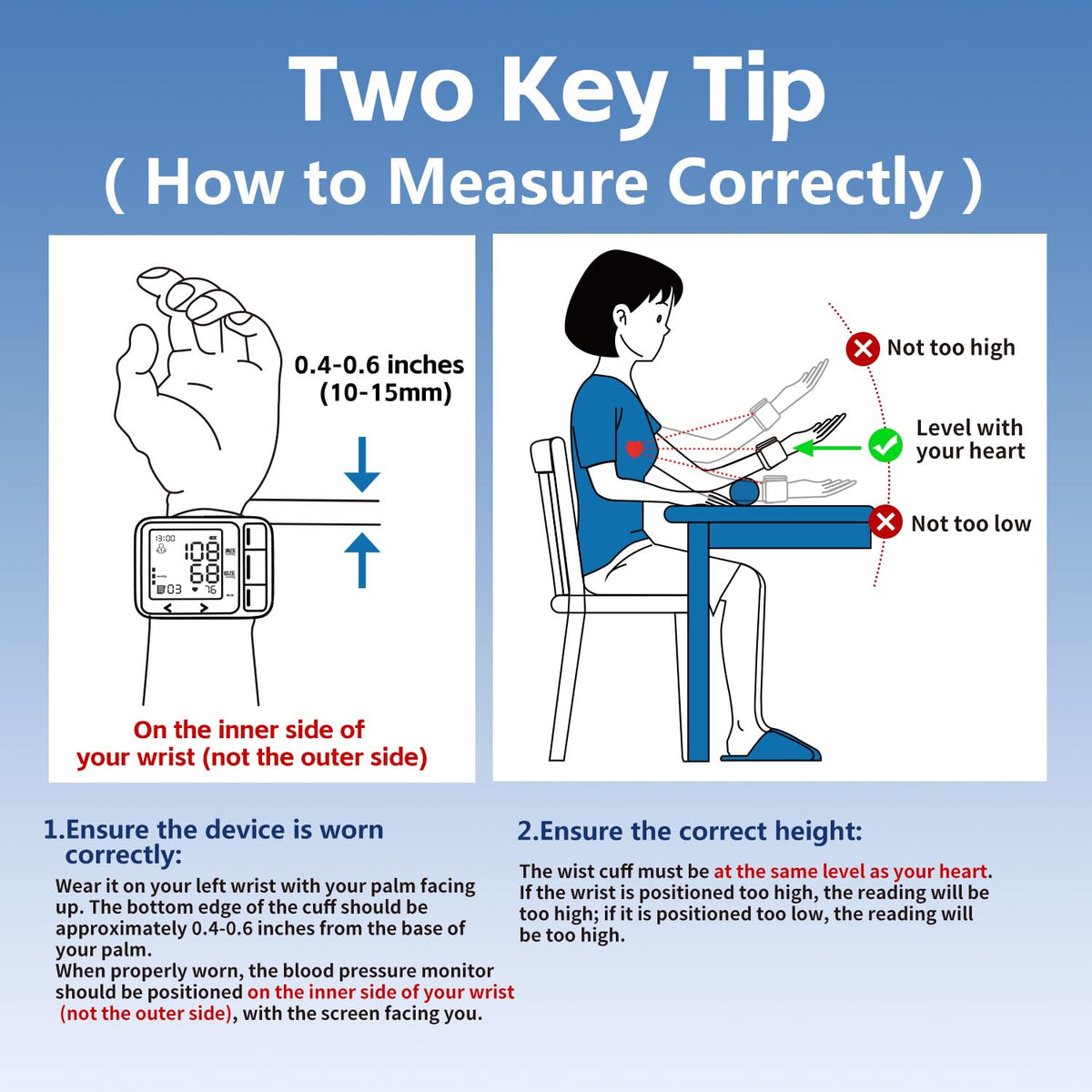 Wrist Blood Pressure Monitor A7372
