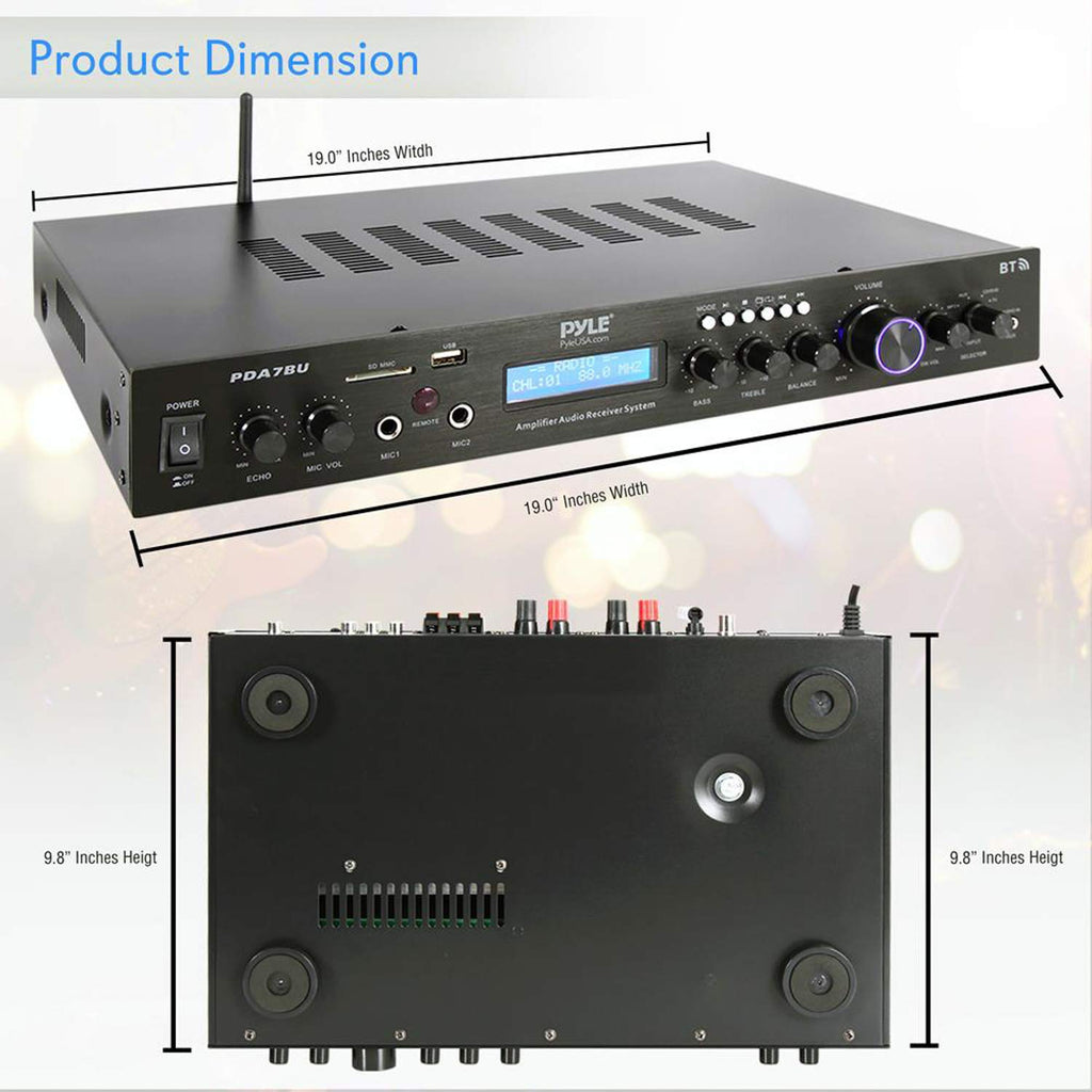200 Watts 5 Channels Bluetooth Home Theater Amplifier U497945