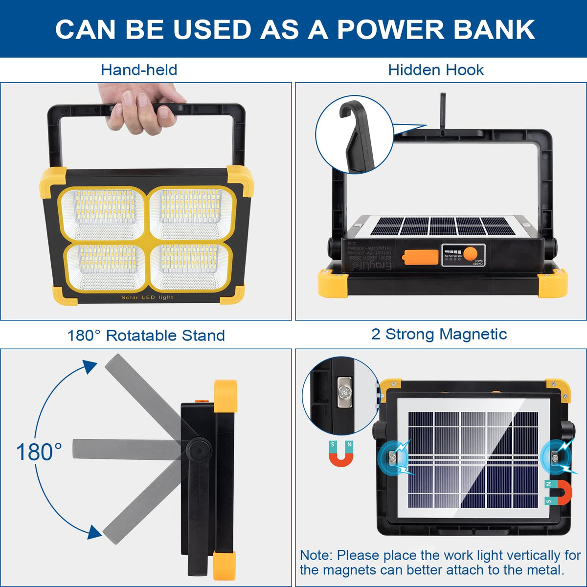 120W Rechargeable LED Worklight E650070
