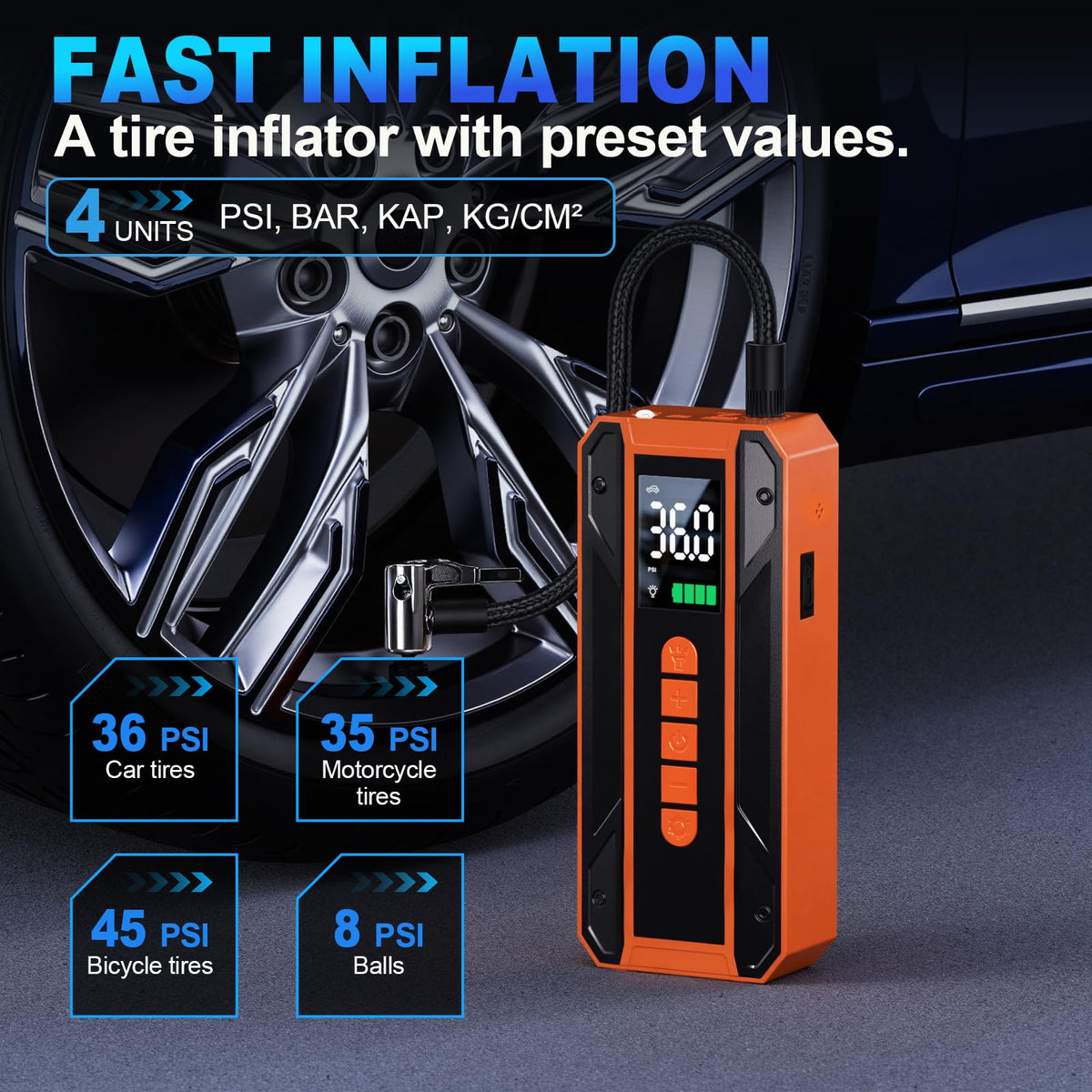 Portable Air Compressor 150PSI B32819