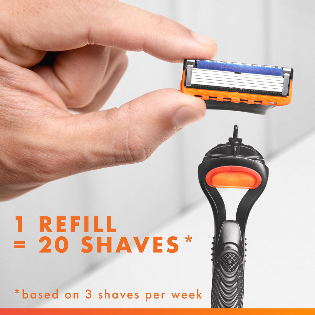 5-Blade Mens Razor Blade Refills, 12 Count R71224