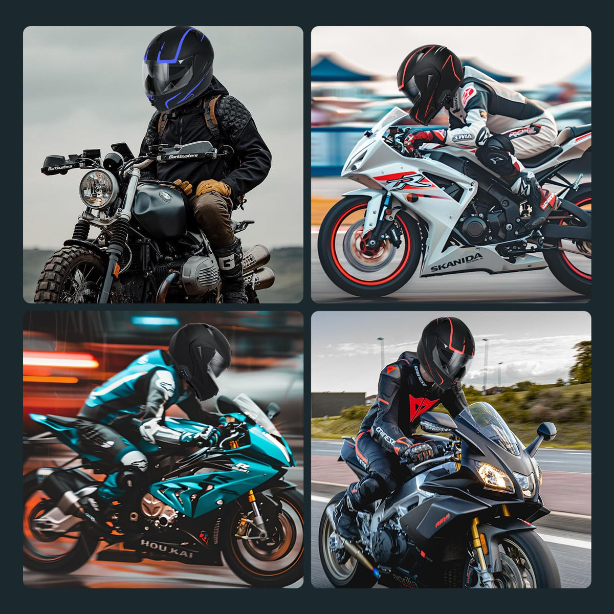 DOT Approved Bluetooth Modular Motorcycle Helmet R2599