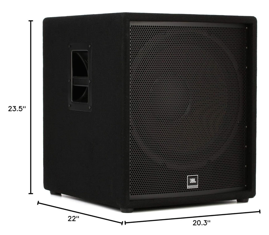 Black 18-Inch Passive Subwoofer O1590