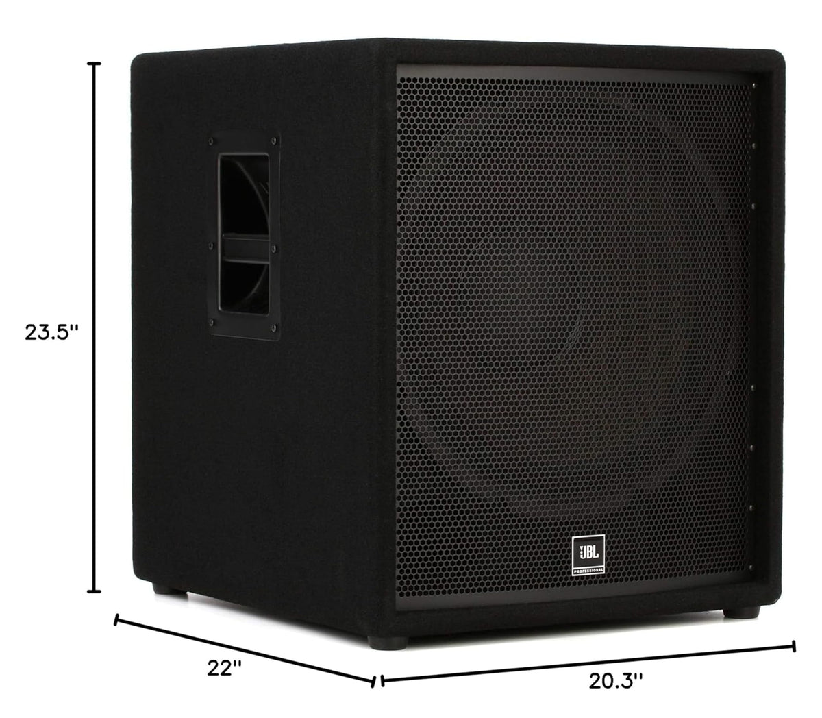 Black 18-Inch Passive Subwoofer O1590