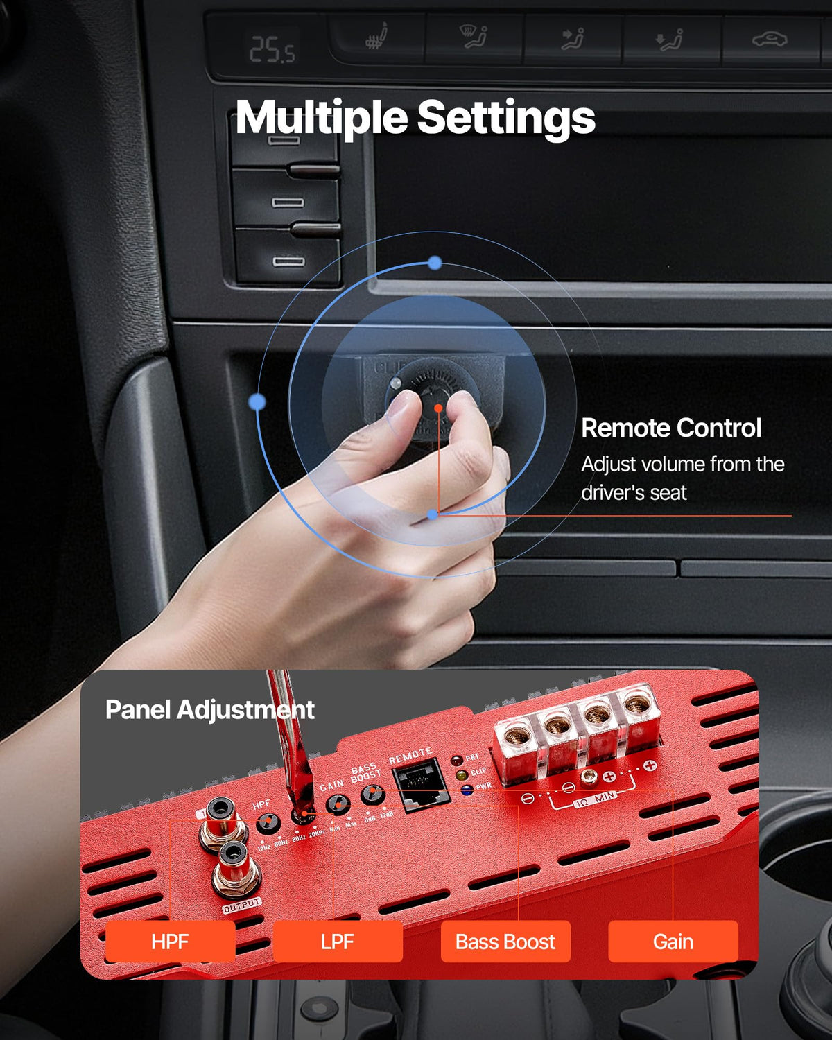 1-Channel Class D Car Audio Amplifier L12994
