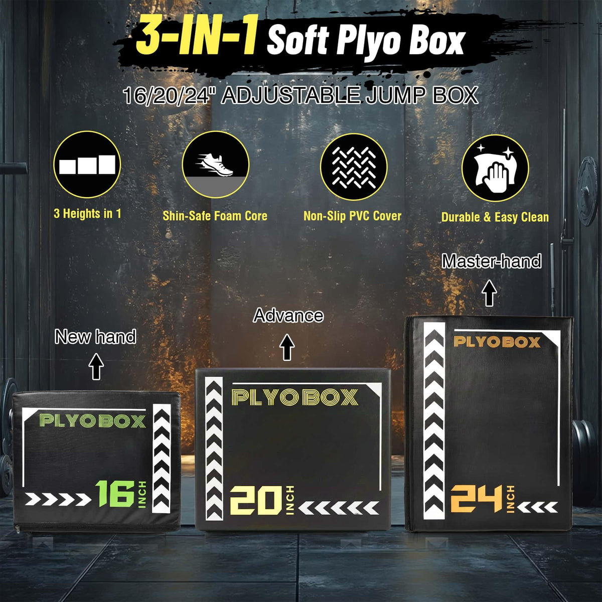 3-in-1 Foam Plyo Box W5781