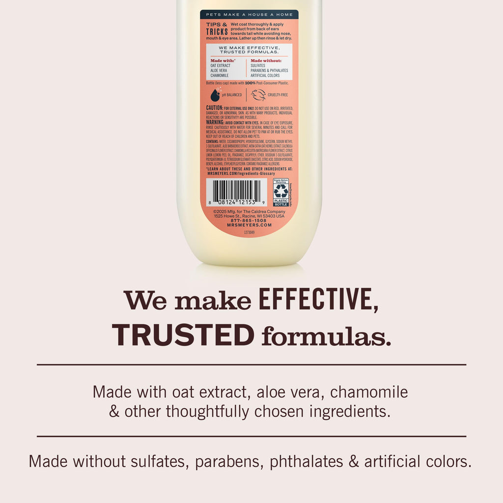 Dog Shampoo White Peach Scent 14oz R5736