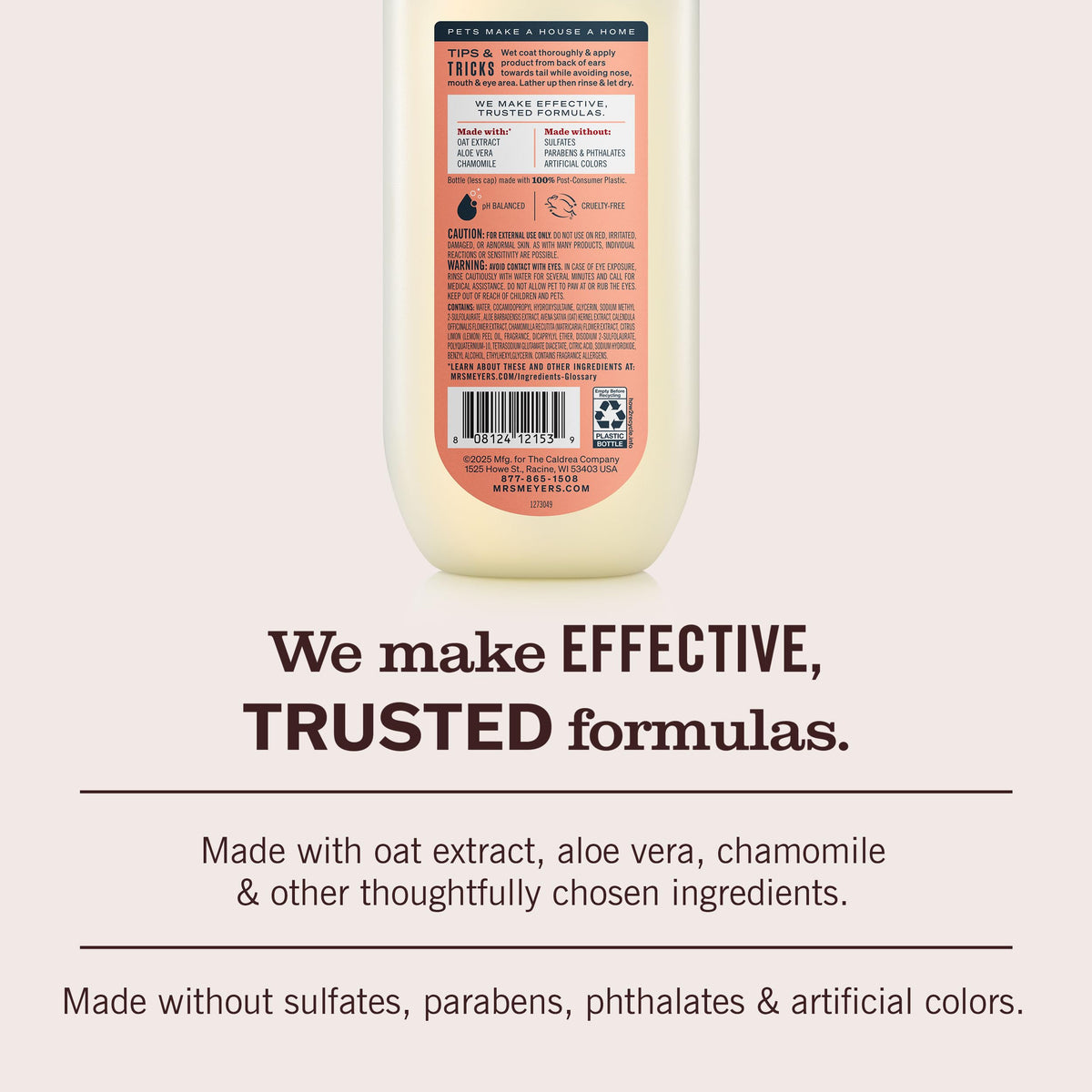 Dog Shampoo White Peach Scent 14oz R5736