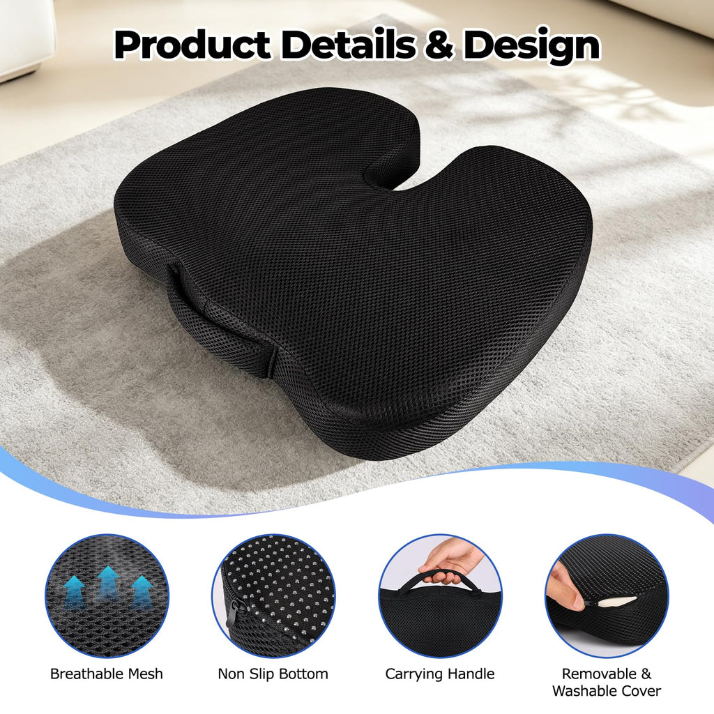 Breathable Mesh 18x14x3 inches Stadium Seat Cushions X133447