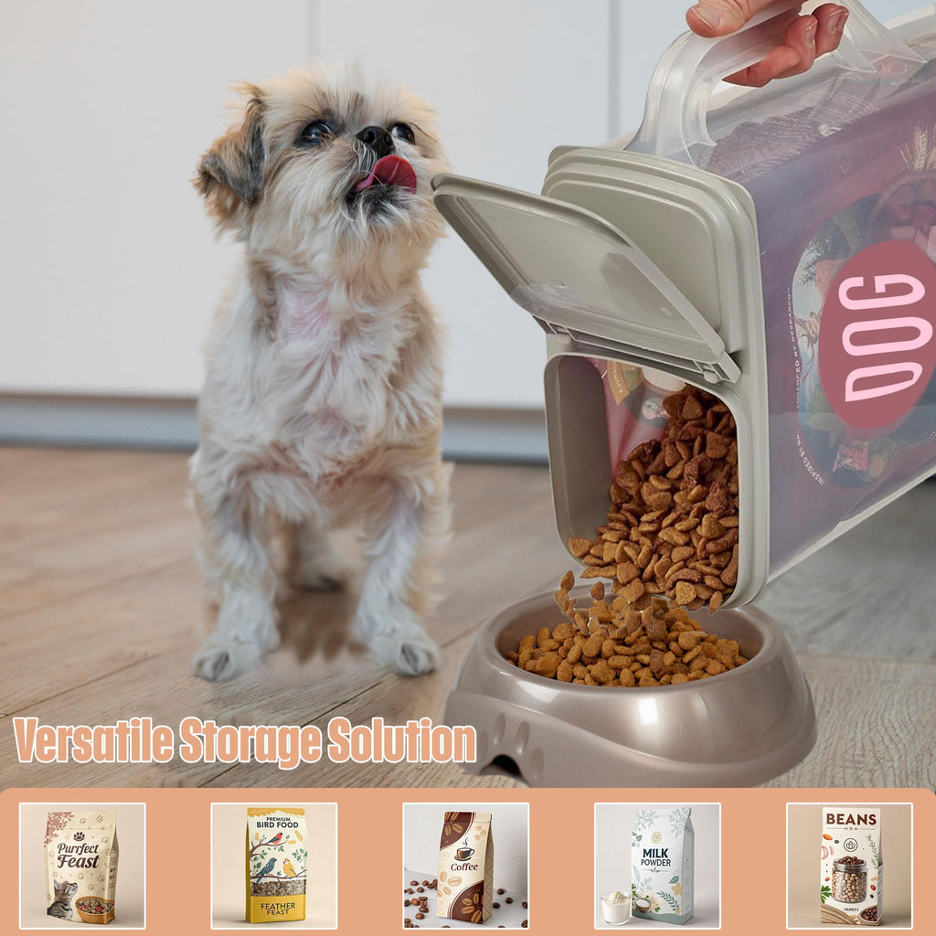 8 Quart Pet Food Storage Container with Scoop L1164
