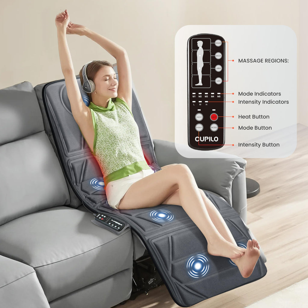 Full Body Massage Mat with Heat Z7927