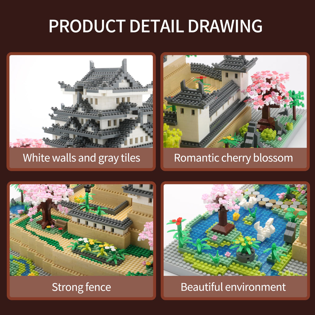Miniature Building Blocks Model 10080 Pieces J579300