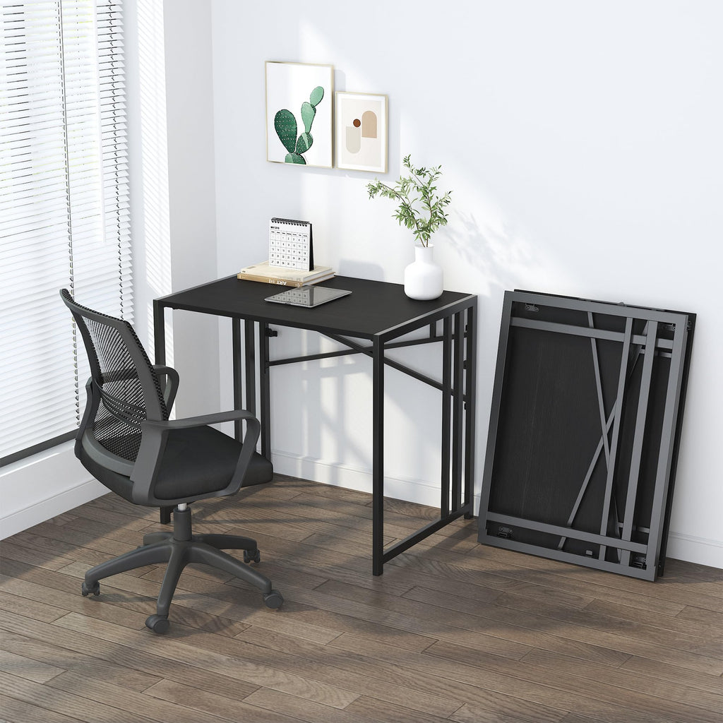 Folding Computer Desk 32 inch Black V264
