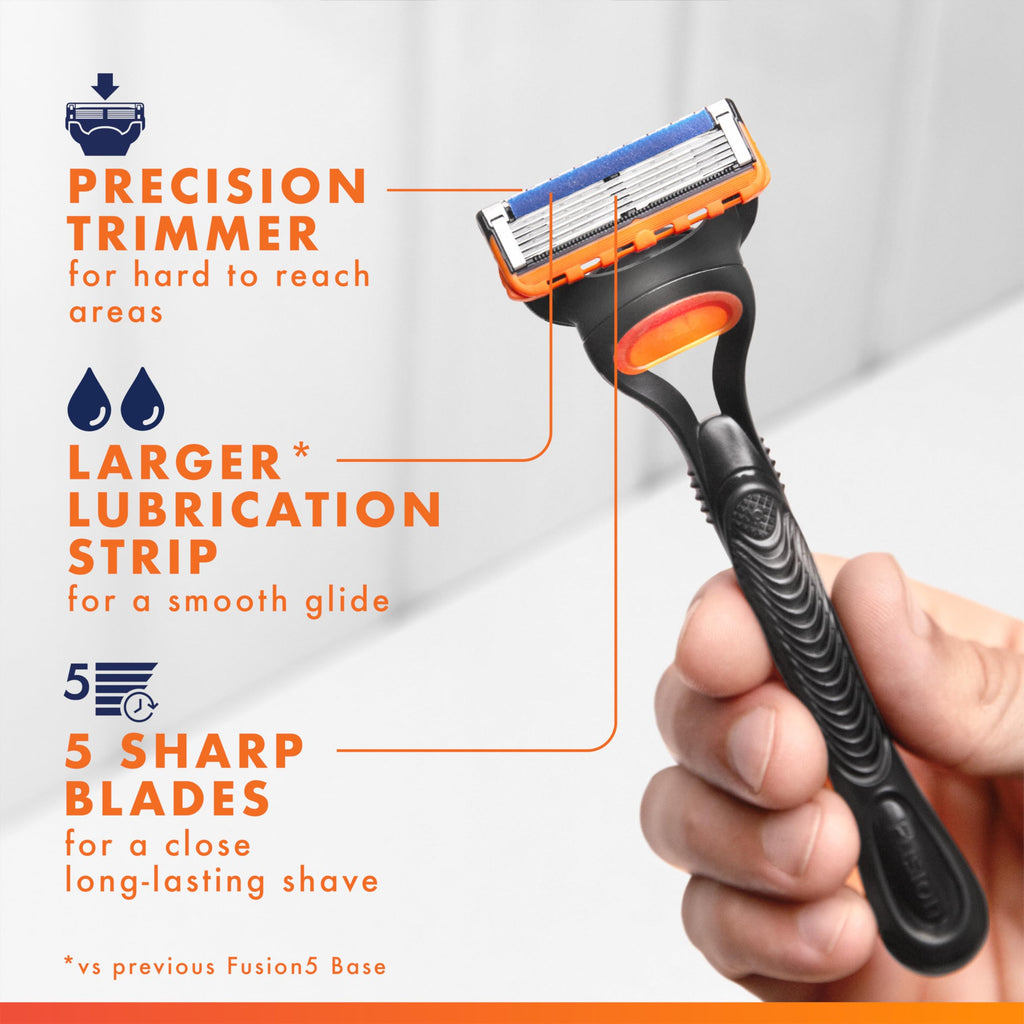 5-Blade Mens Razor Blade Refills, 12 Count R71224