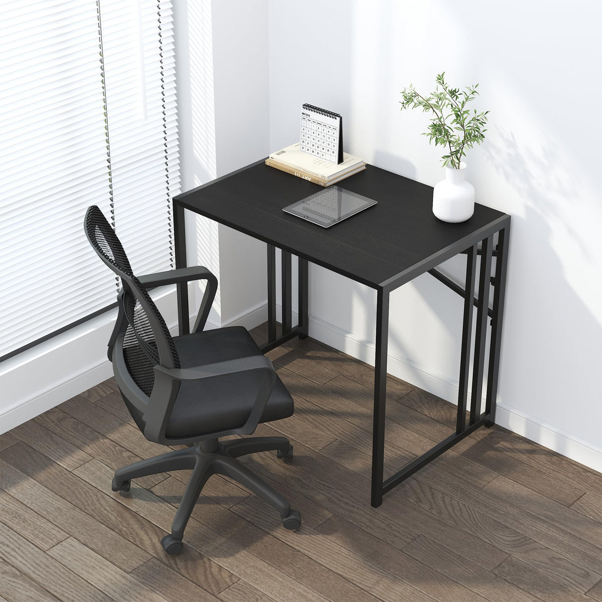 Folding Computer Desk 32 inch Black V264